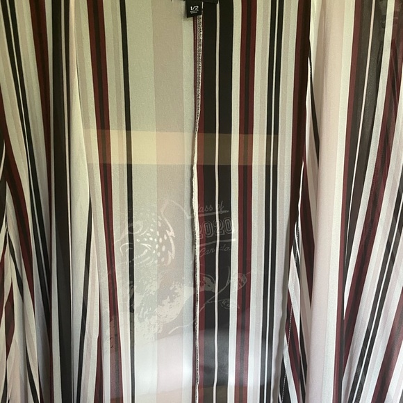 Torrid striped duster size 1/2 - Picture 4 of 6